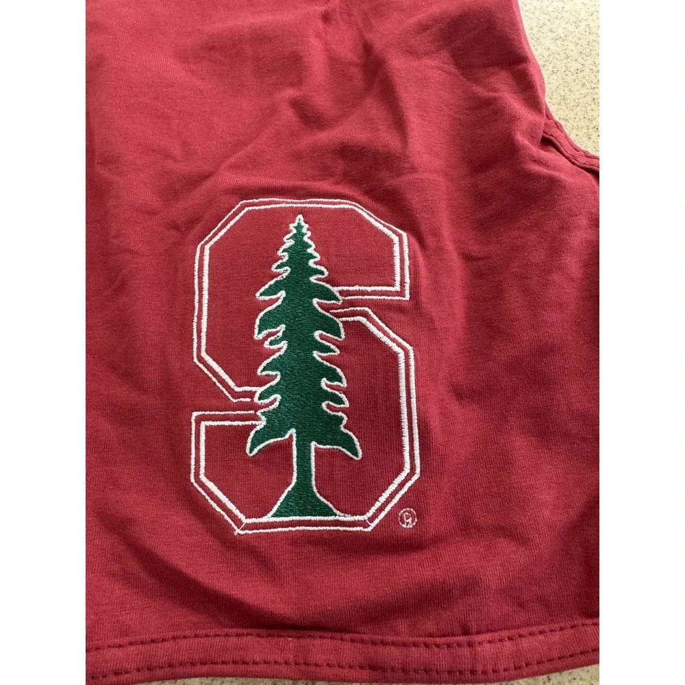Stanford University Cardinals Collegiate Dog Hoodie T Shirt Medium NWT